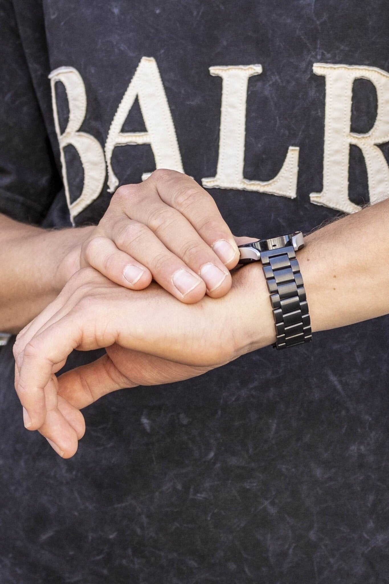 BALR Correa acero Xiaomi Amazfit GTS (negro)