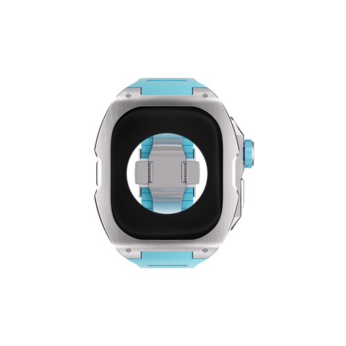 Reqior Funda con correa de goma Apple Watch Ultra (azul)