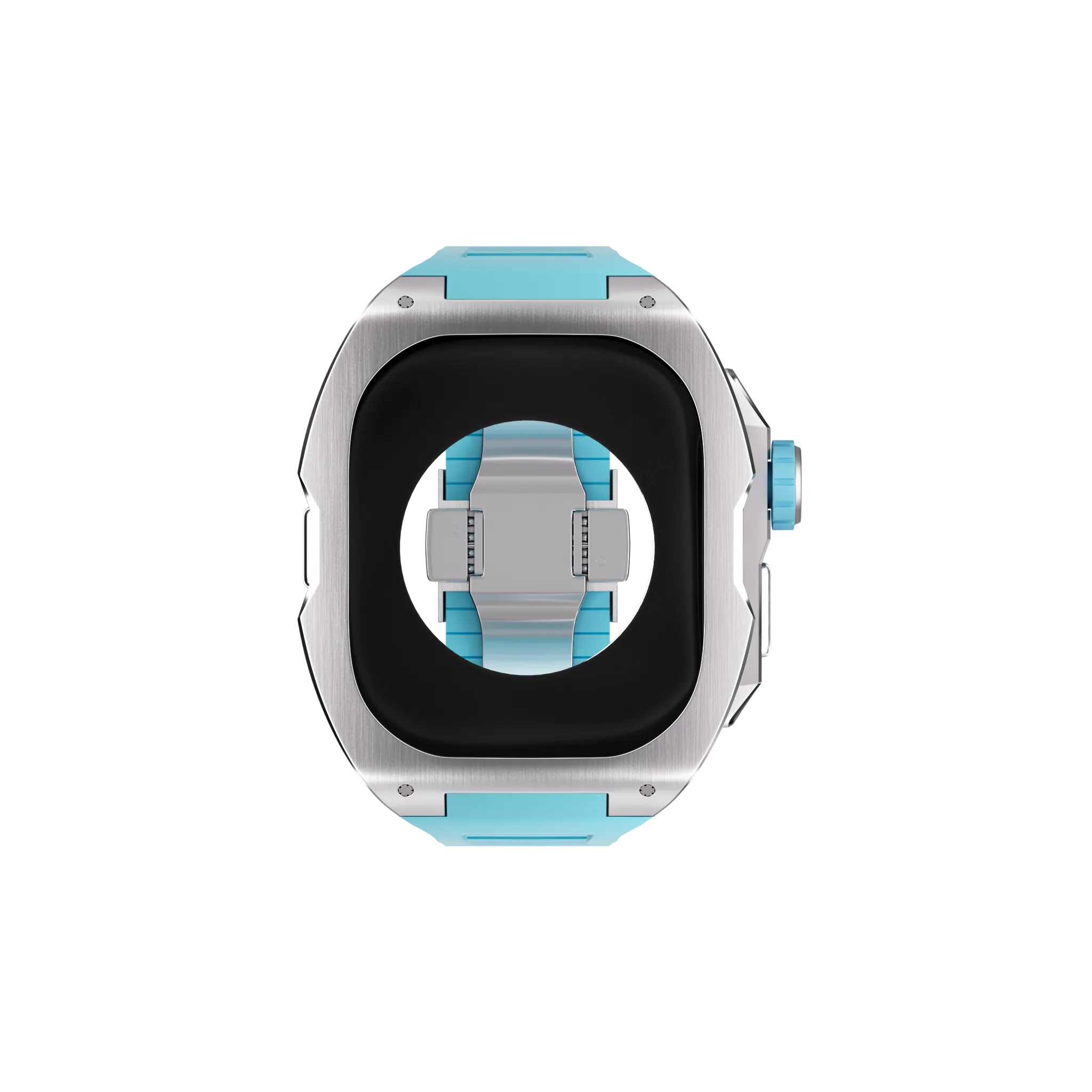 Reqior Funda con correa de goma Apple Watch Ultra (azul)