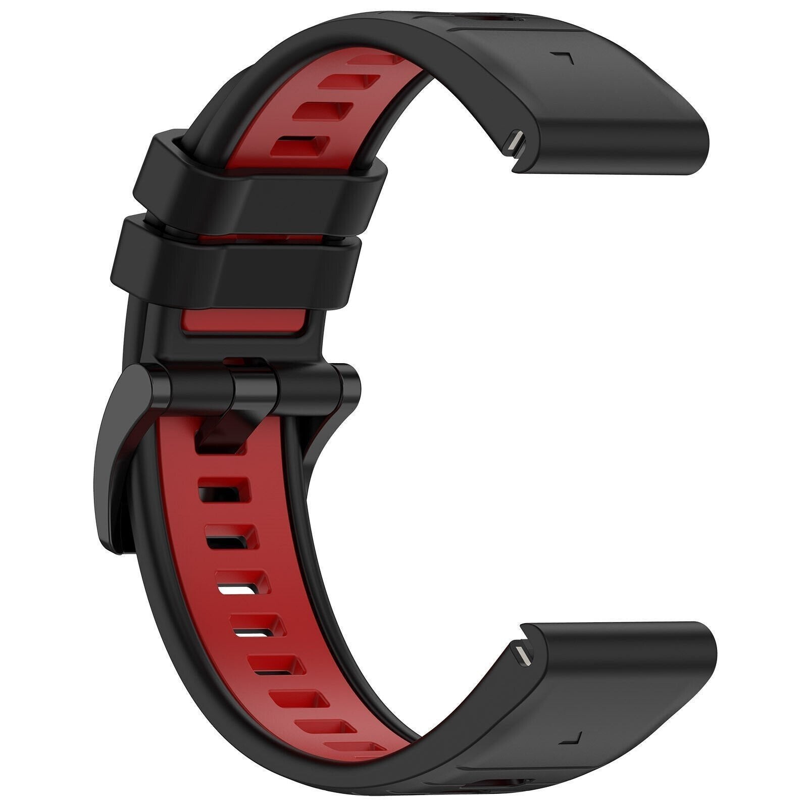 Correa deportiva con hebilla Garmin Approach S70 - 47mm (negro/rojo)