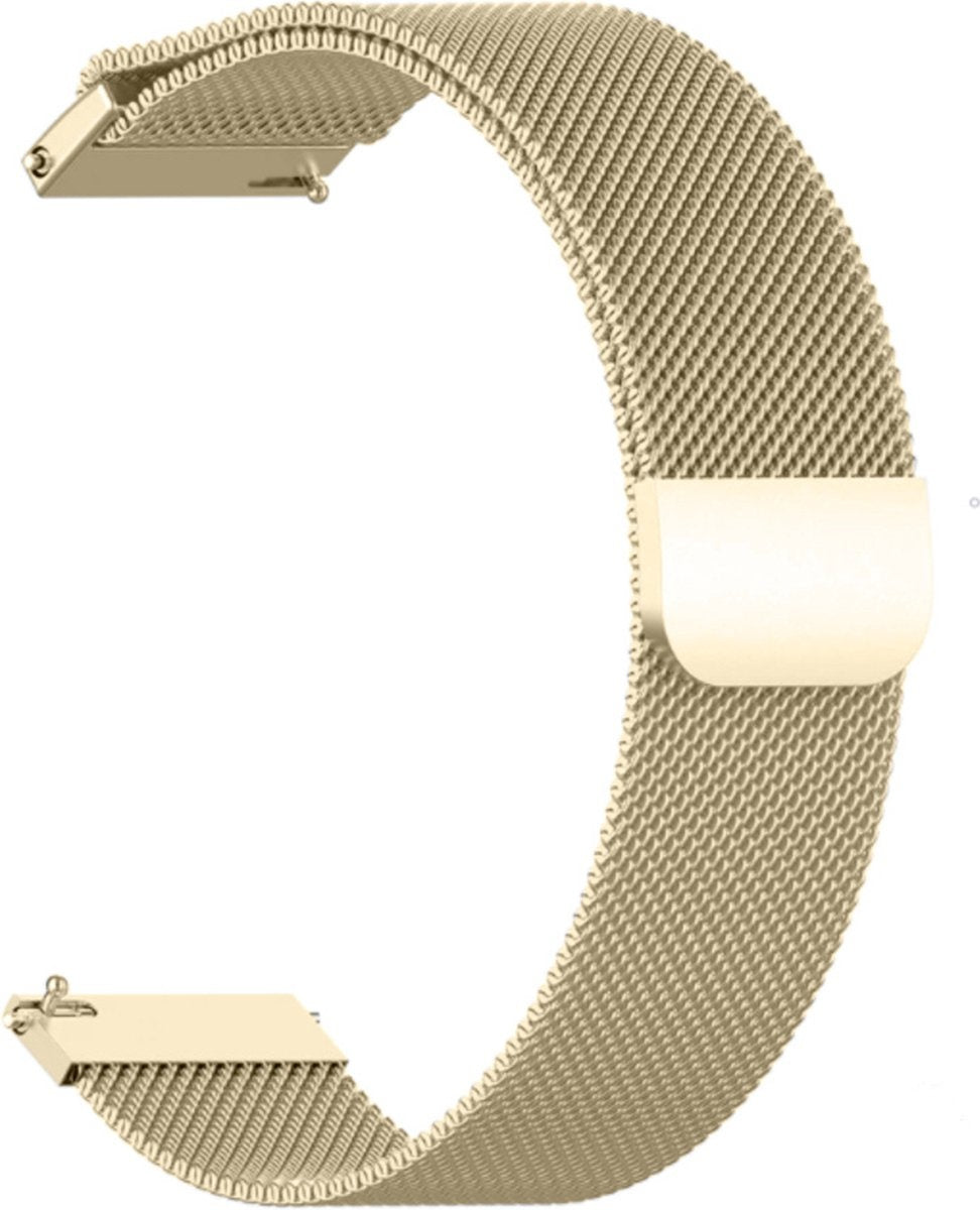 Correa milanesa Coros Apex 42mm (champán dorado)