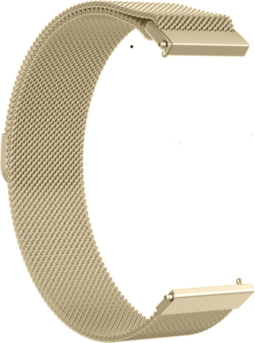 Correa milanesa Coros Apex 42mm (champán dorado)