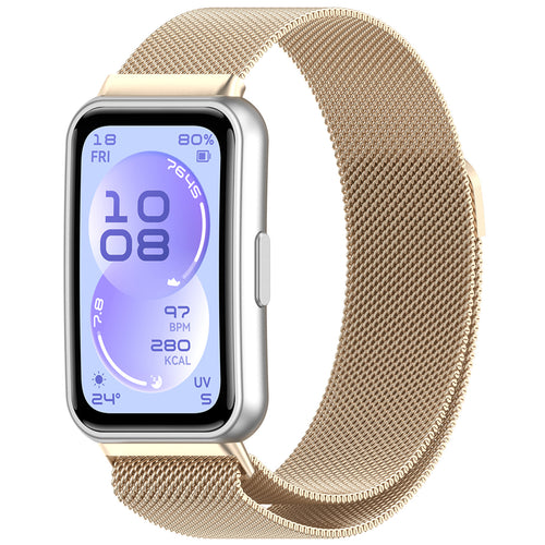 Correa milanesa Huawei Band 11 Pro (champán)
