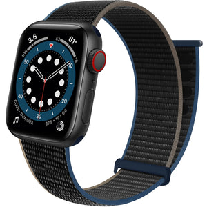 Correa nylon Loop Apple Watch (carbón)