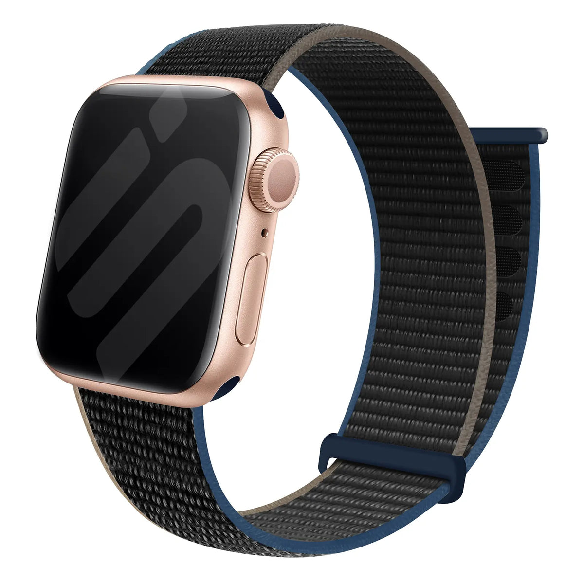 Correa nylon Loop Apple Watch (carbón)