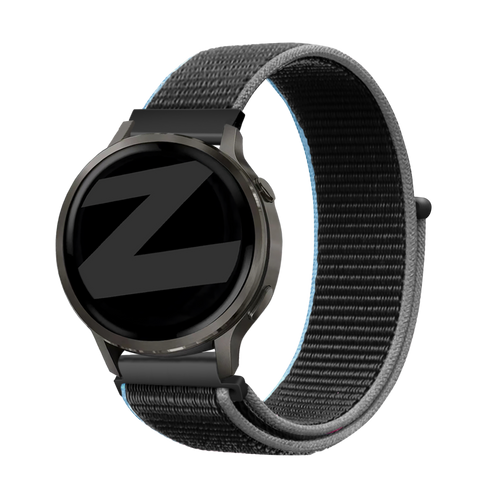 Bandz Garmin Venu 3 Nylon Loop Strap (Charcoal)