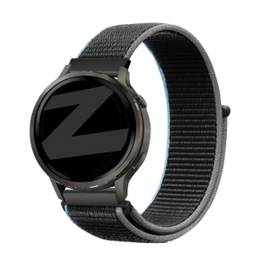 Bandz Garmin Vivoactive 4 Nylon Loop Strap (Charcoal)