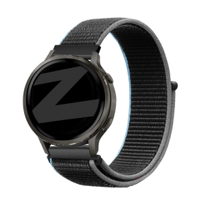 Bandz Garmin Vivoactive 4 Nylon Loop Strap (Charcoal)