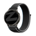 Bandz Garmin Forerunner 570 - 47mm Nylon Loop Strap (Charcoal)