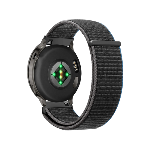 Bandz Garmin Venu 2 Nylon Loop Strap (Charcoal)