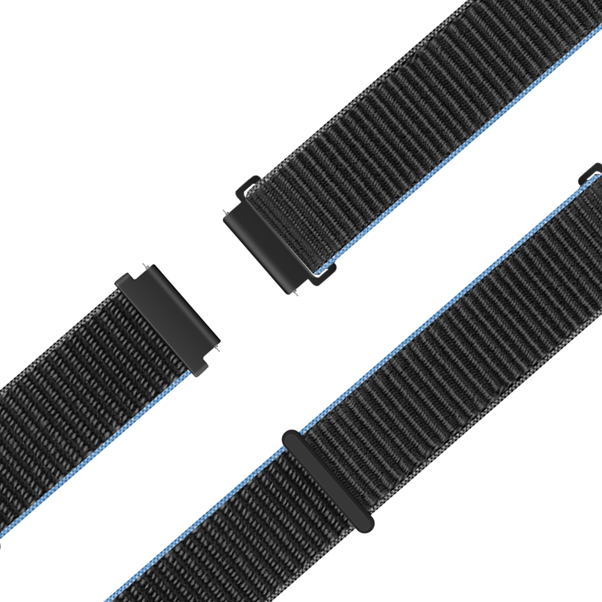 Bandz Garmin Forerunner 255 Nylon Loop Strap (Charcoal)
