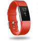 Correa silicona diamantes Fitbit Charge 2 (roja)