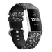 Correa silicona Black Flower Fitbit Charge 3 / 4