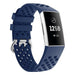 Correa silicona con agujeros Fitbit Charge 4 (azul oscuro)
