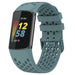 Fitbit Charge 5 Avistable Silicona Correa (gris-azul)
