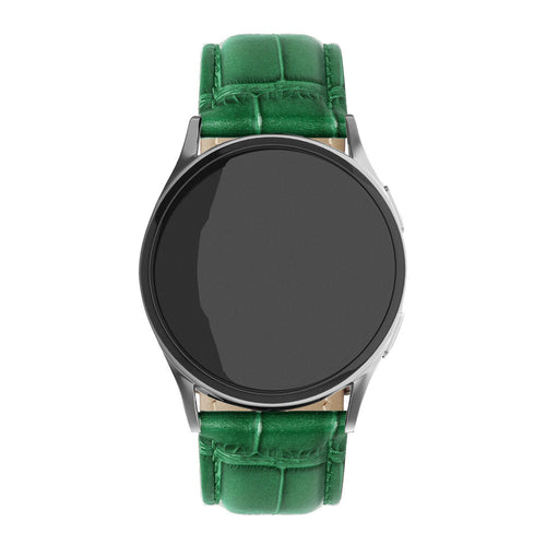 Correa cuero granulado cocodrilo Xiaomi Watch 2 Pro (verde)