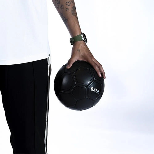 BALR. Correa de silicona Apple Watch Ultra Liquid (verde/plata)