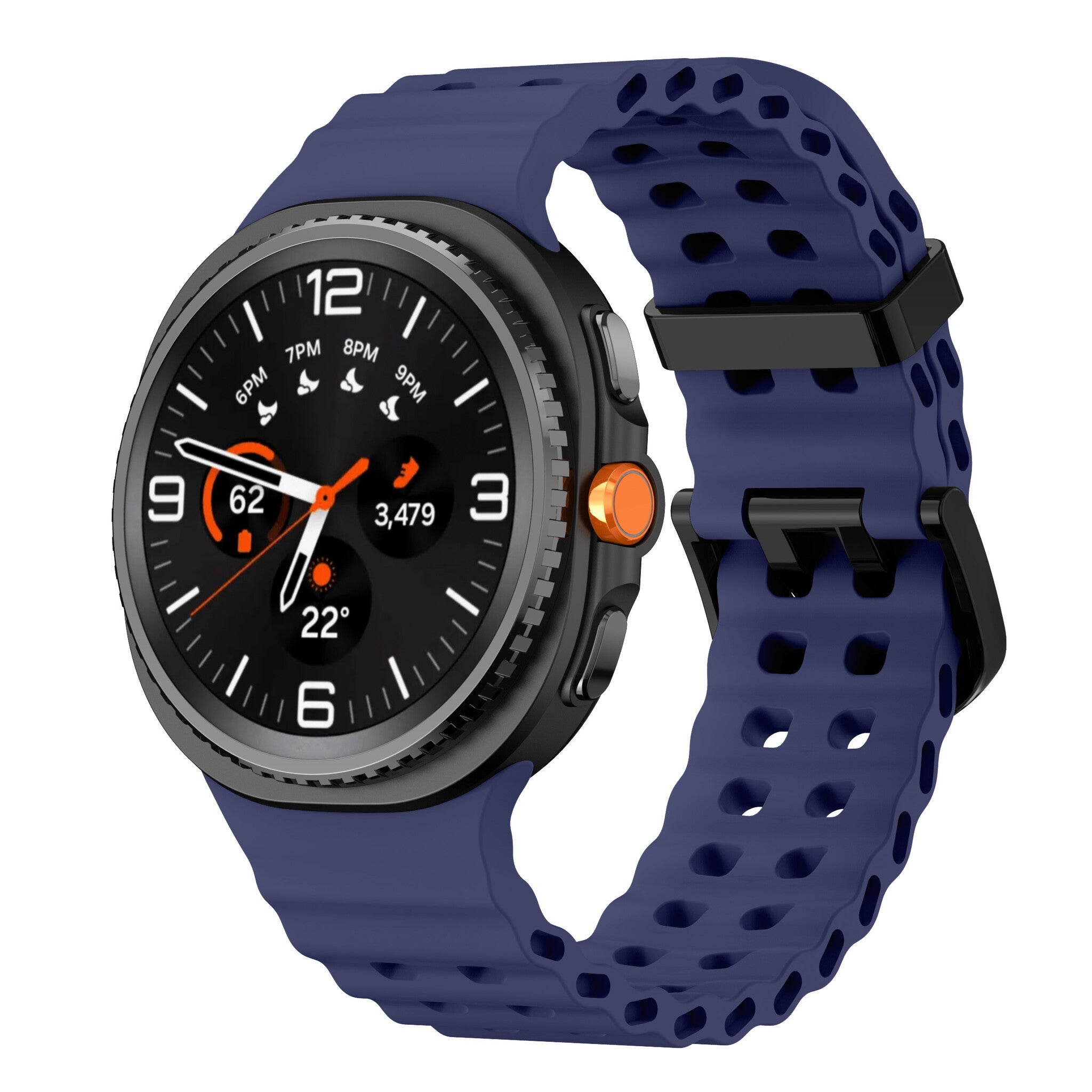 Correa Ocean Samsung Galaxy Watch 8 - 44mm (azul oscuro)
