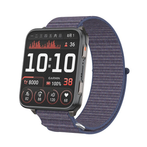 Correa nylon Garmin Venu X1 (azul oscuro)