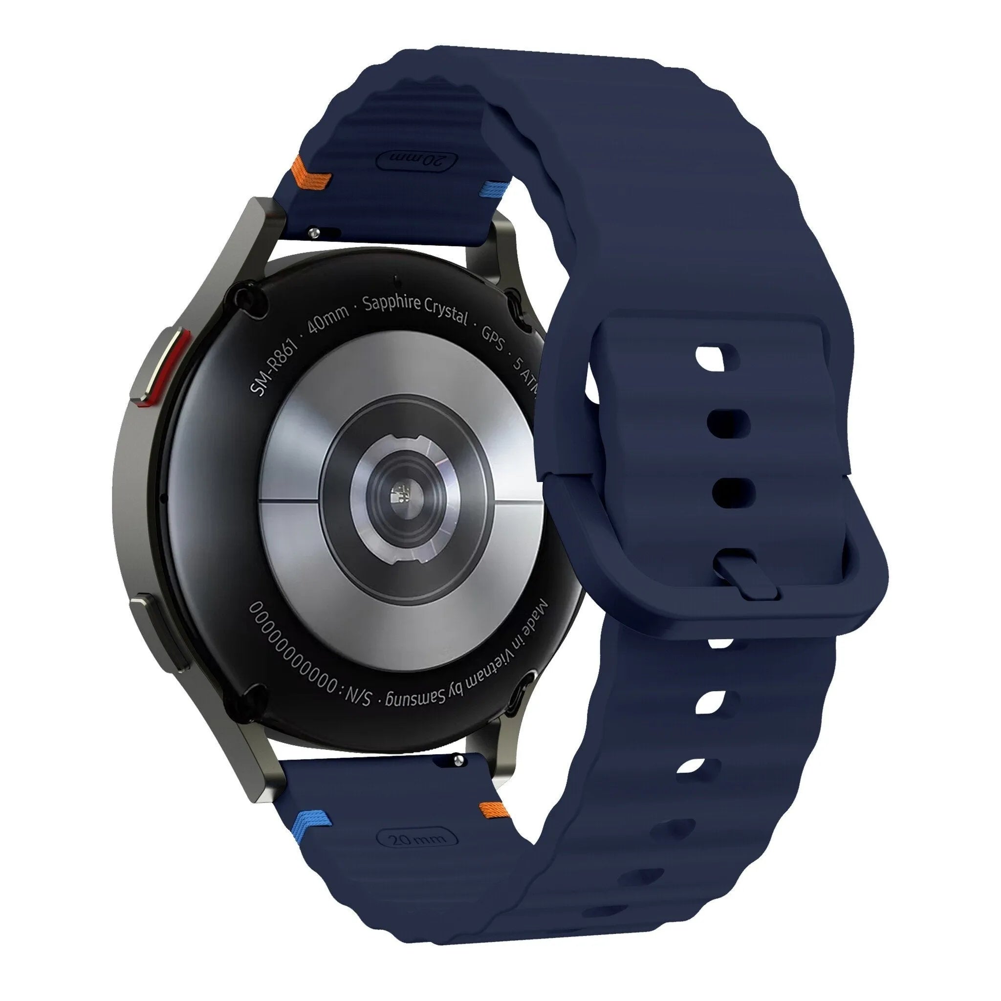 Correa silicona Wave Coros Pace 2 (azul oscuro)