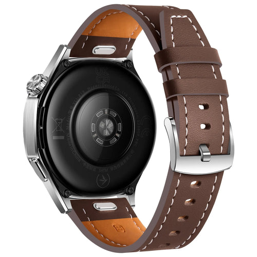 ICE Smart TKS Rectangular 1.41 Leather Strap 'One Push' (Dark Brown)