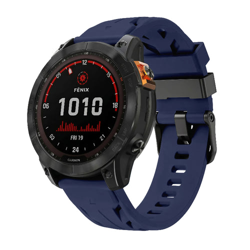 Correa silicona race Garmin Epix Pro (Gen 2) 51mm (azul oscuro)