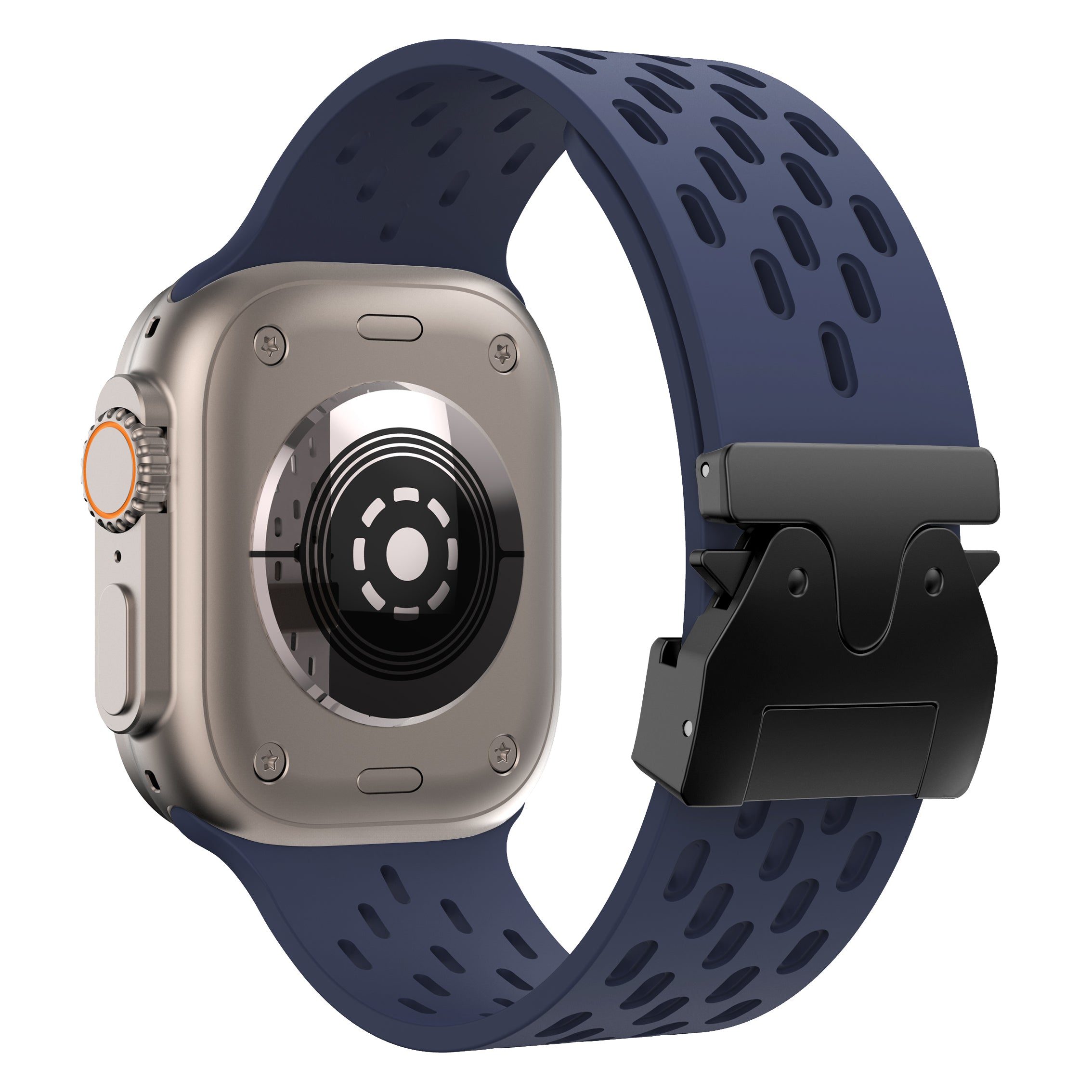 Correa silicona air con P-buckle Apple Watch (azul oscuro)