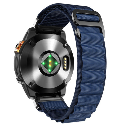 Correa Alpine nylon Garmin Fenix 8 - 47mm (azul oscuro)