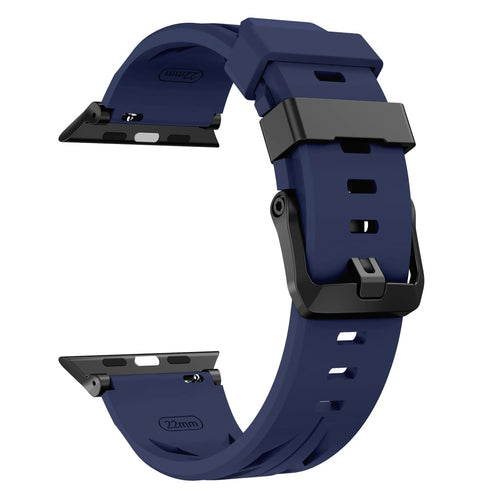Correa silicona race Apple Watch (azul oscuro)