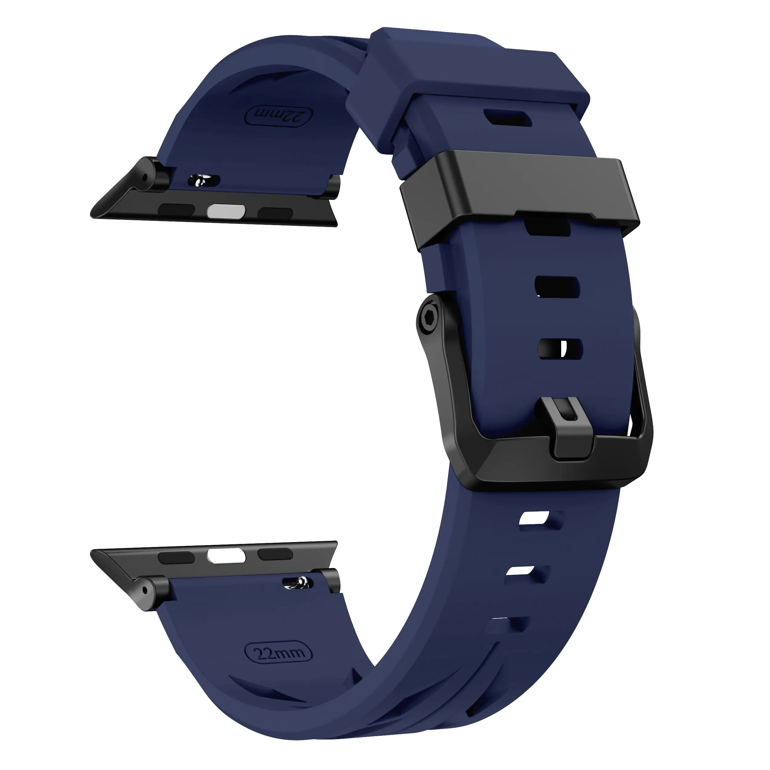 Correa silicona race Apple Watch (azul oscuro)