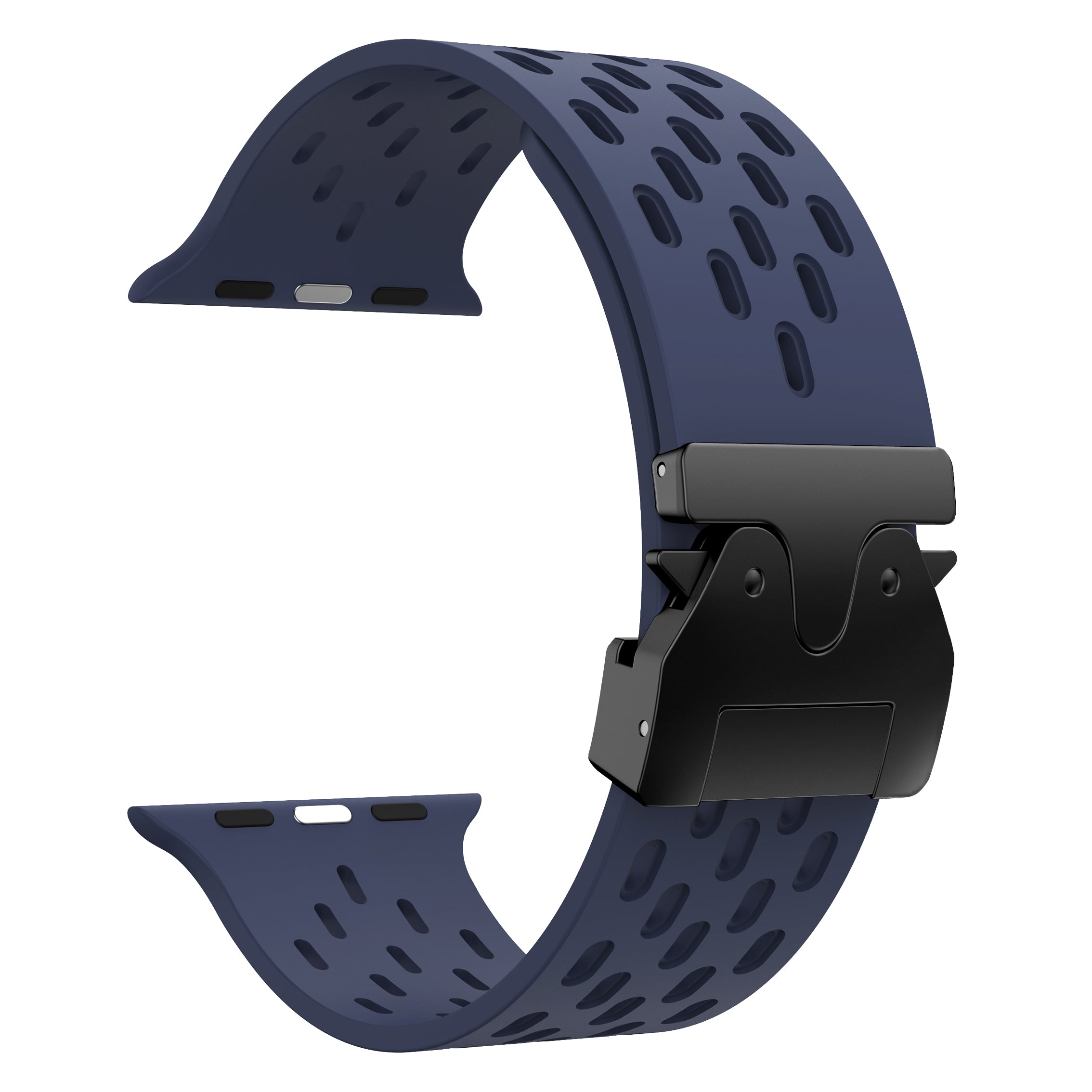 Correa silicona air con P-buckle Apple Watch (azul oscuro)