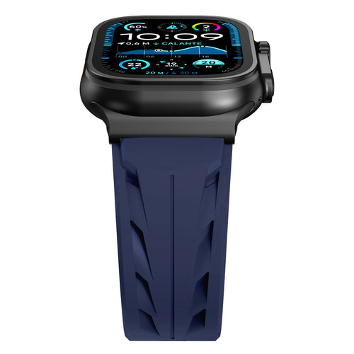 Correa silicona race Apple Watch (azul oscuro)