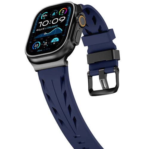 Correa silicona race Apple Watch (azul oscuro)