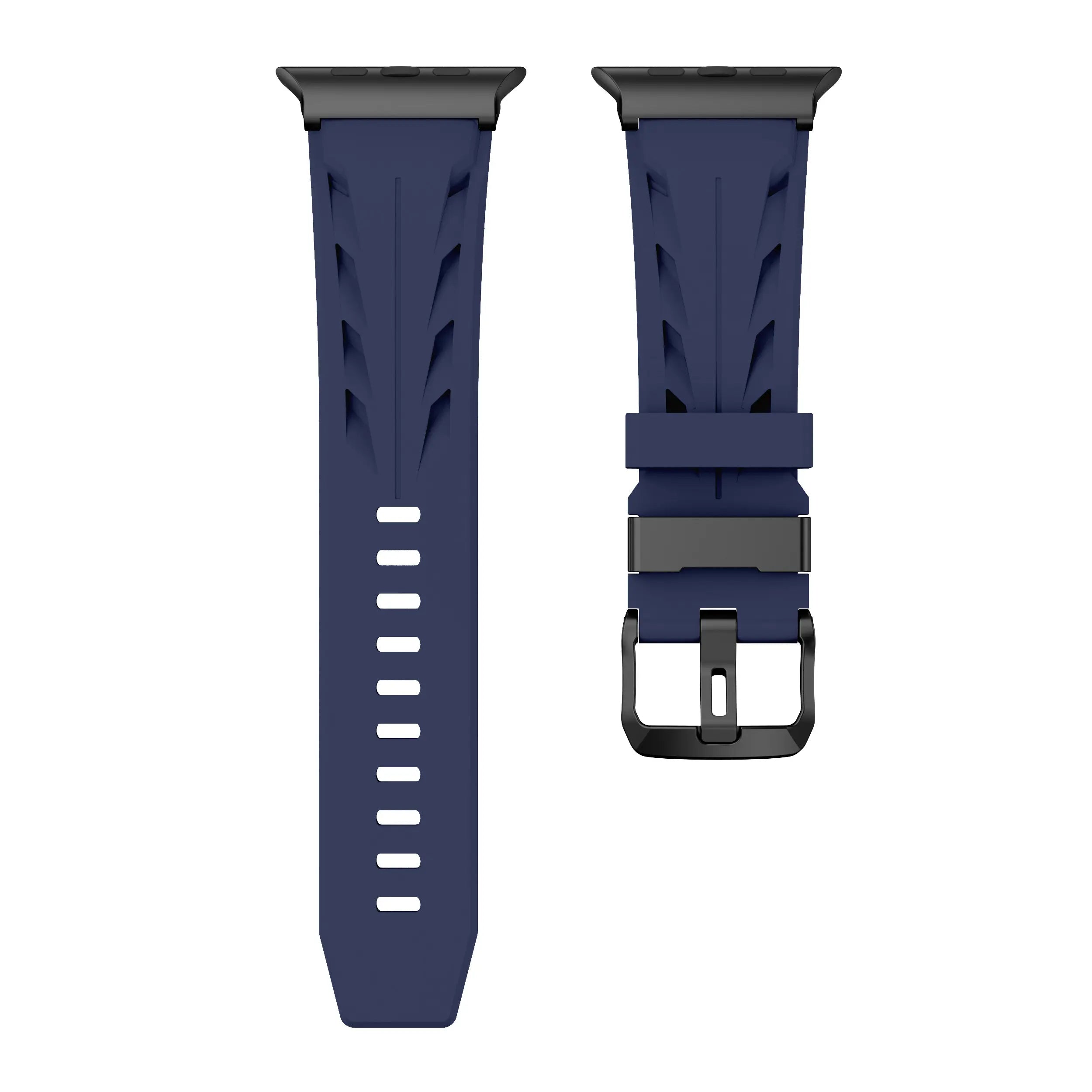 Correa silicona race Apple Watch (azul oscuro)