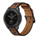 Samsung Galaxy Watch 4 Classic 46mm Leather Strap with Screw (Dark Brown)