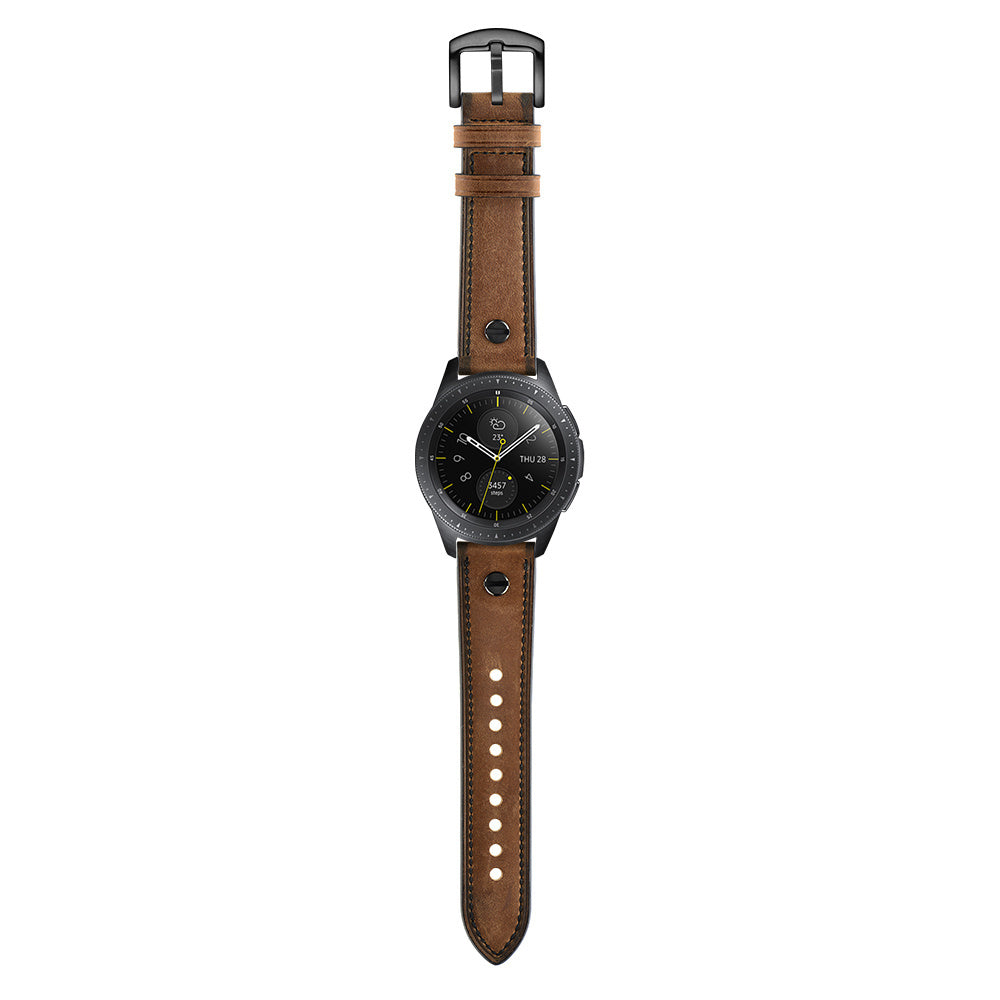 Correa cuero con tornillo Amazfit Balance 2 (marrón oscuro)