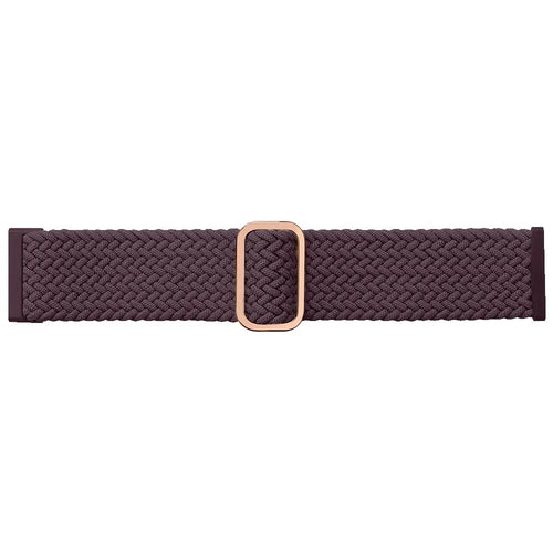 Fitbit Sense Adjustable Woven Strap (Dark Cherry)
