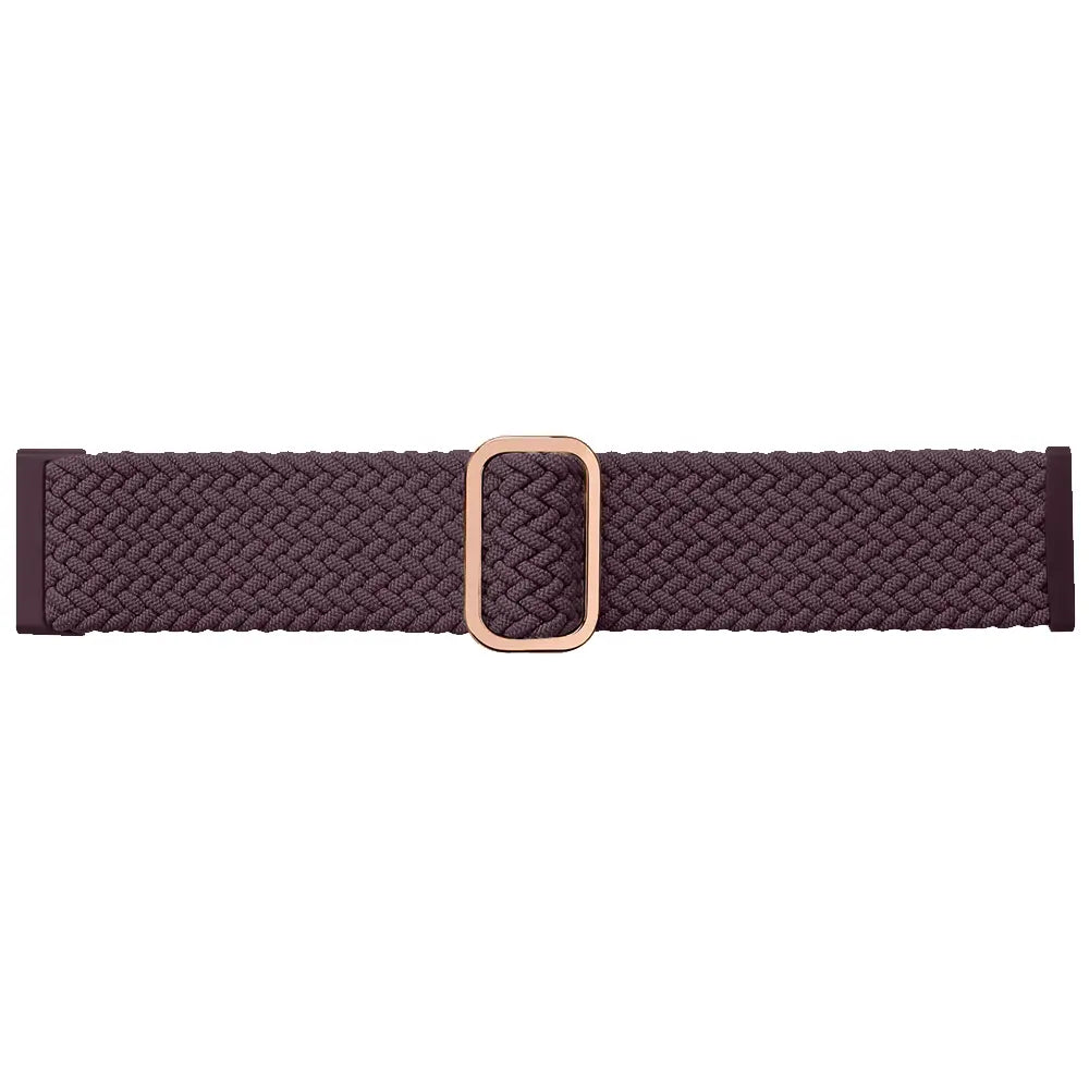 Fitbit Sense Adjustable Woven Strap (Dark Cherry)