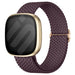 Fitbit Sense Adjustable Woven Strap (Dark Cherry)