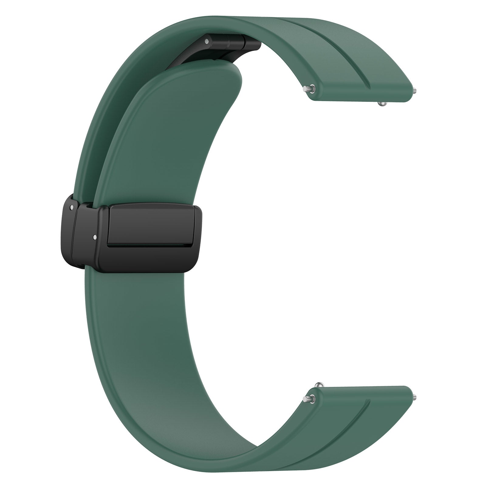 Correa silicona con hebilla Amazfit Bip U (Pro) (verde oscuro)