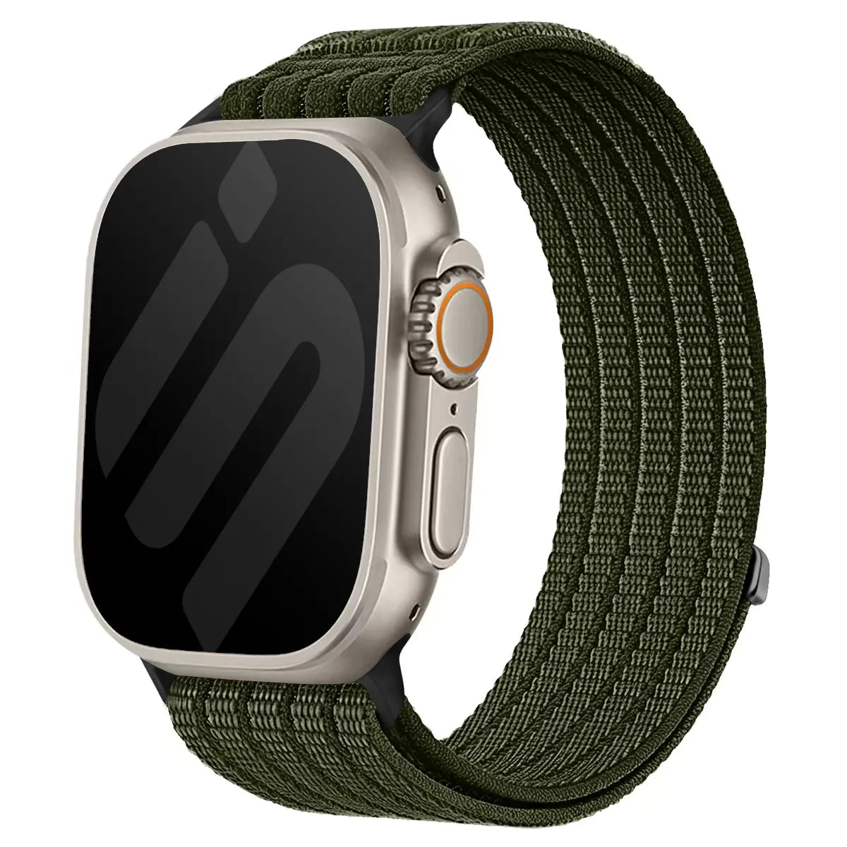 Apple Watch -  Ultra Thin Nylon Strap (Dark Green)