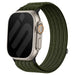 Apple Watch -  Ultra Thin Nylon Strap (Dark Green)