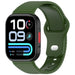 Correa silicona clásico Redmi Watch 6 Active (verde oscuro)