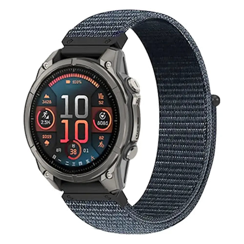 Correa nylon premium Garmin Epix Pro (Gen 2) 42mm (gris oscuro)