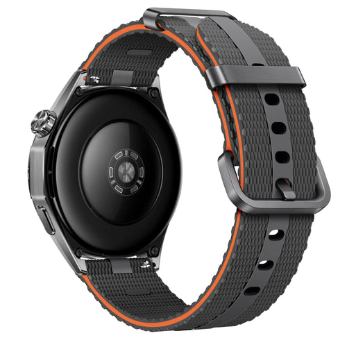 Xiaomi Watch S5 Silicone Active Strap (Dark Grey/Orange)