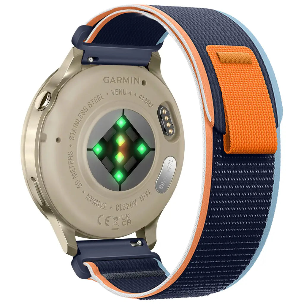 Correa nylon trail Garmin Forerunner 255 (mezcla azul)