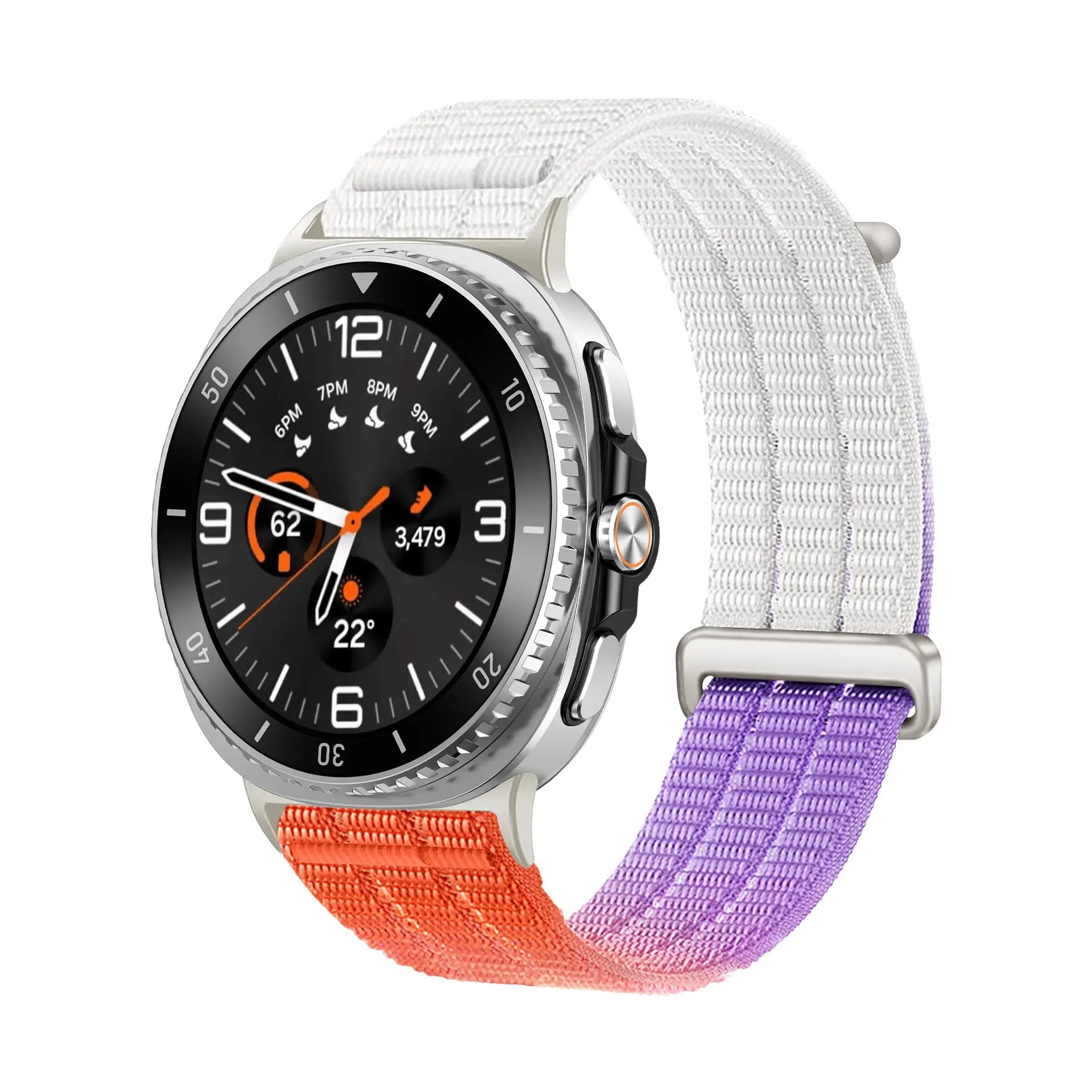 Correa nylon air Samsung Galaxy Watch 8 - 44mm (naranja degradado)
