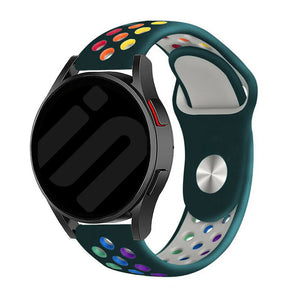 Withings ScanWatch Nova Sport Strap (Pine Green/Colourful)