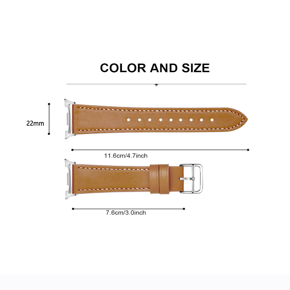 Samsung Galaxy Watch 8 - 44mm Classic Leather Strap (Brown)