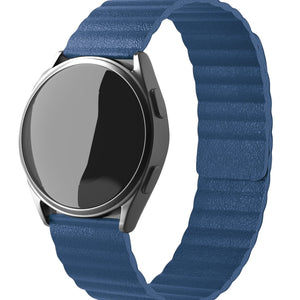 Correa cuero Loop Withings ScanWatch 2 - 42mm (azul oscuro)